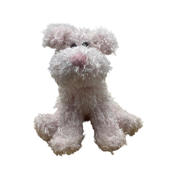 Vintage 2000 Toys"R"Us Animal Alley Fuzzy Puppy Dog Plush Stuffed Animal 5 Inch
